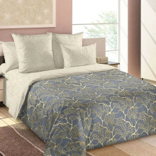 Постельное белье 1,5сп перкаль Золотой день арт. 1250ПН