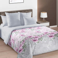 Постельное белье евро-макси перкаль (пододеяльник 230х250 см) Флористика арт.8250ЕН