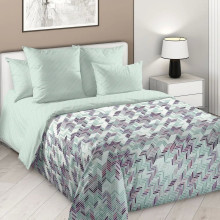 Постельное белье 2 сп/европр. перкаль Турмалин арт.3250ЕН