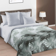 Постельное белье 2 сп/европр. перкаль Силуэты света арт.3250ЕН