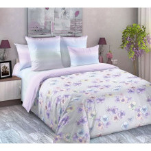 Постельное белье 1,5сп перкаль Ода нежности арт. 1276ЧН