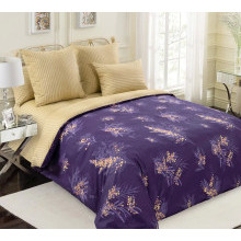 Постельное белье 2сп поплин Ветки мимозы 2150ЛН