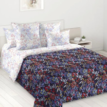 Постельное белье семейное поплин Ночной полет арт.6150ЛН