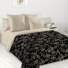 Постельное белье 1,5сп поплин Гербарий арт.1150ЛН