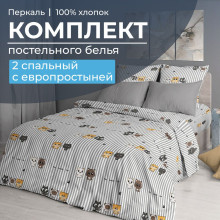 Постельное белье 2 сп/европр. перкаль Котята арт.35021 Постельное белье 2 сп/европр. перкаль Котята арт.35021