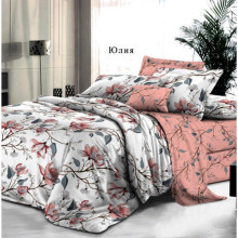 Постельное белье евро сатин (4нав) Юлия