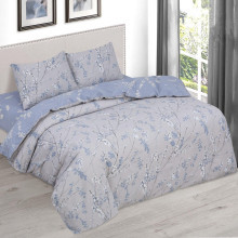 Постельное белье семейное поплин (нав. 50х70) Камелия арт.921