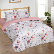 Постельное белье 1,5сп поплин (нав. 50х70) Парадиз арт.901