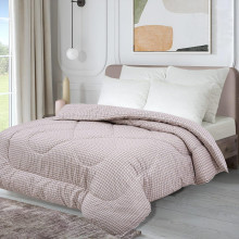 Одеяло евро (200х215 см) поплин Верблюжья шерсть облегченное Одеяло евро (200х215 см) поплин Верблюжья шерсть облегченное