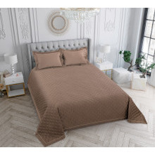 Покрывало стеганое 260х240 см сатин Тигровый глаз