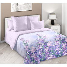 Постельное белье 1,5сп перкаль Персидская сирень 1 арт. 1250ПГН