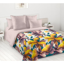 Постельное белье зима-лето семейное перкаль Фрезии 1 арт.6553ПН