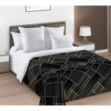 Постельное белье евро перкаль Симметрия 1 арт. 7278ДН