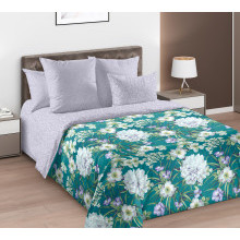 Постельное белье евро-макси перкаль Белый букет 1 арт. 8250ЕН