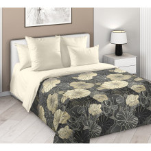 Постельное белье 2 сп/европр. перкаль Японский дворик 1 арт. 3276ДН