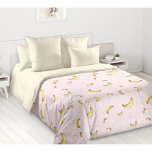 Постельное белье 1,5сп перкаль Бананы 1 арт. 1150ЛН