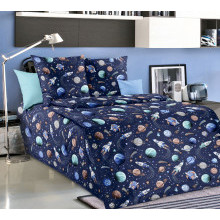 Детское белье 1.5 сп. перкаль Космонавтика 1 арт.1100Х Детское белье 1.5 сп. перкаль Космонавтика 1 арт.1100Х