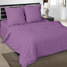 Постельное белье 1,5сп бязь Алые маки