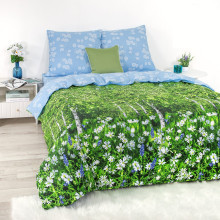 Постельное белье 1,5сп поплин Белая березонька арт.900