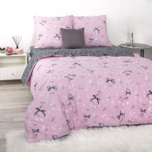 Постельное белье 1,5сп поплин Флирт арт.900