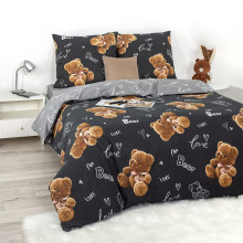 Постельное белье 1,5сп поплин Плюшевый мишка арт.900