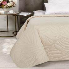 Покрывало 150х215 см ультрастеп Ваниль (с кантом)