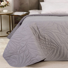 Покрывало 150х215 см ультрастеп Серебро (с кантом)