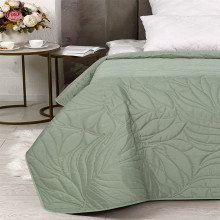 Покрывало 150х215 см ультрастеп Оливковый (с кантом)