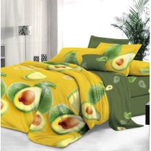 Пододеяльник 180х215 см сатин Престиж Авокадо (основа) арт.2110