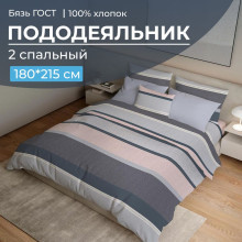 Пододеяльник 2 сп. 180х215 см бязь Лотте Пододеяльник 2 сп. 180х215 см бязь Лотте