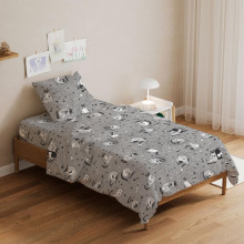 Наволочка 50х70 перкаль (1шт) на клапане Мурлыки Наволочка 50х70 перкаль (1шт) на клапане Мурлыки