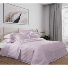 Пододеяльник 230х210 см сатин-страйп (на молнии) Розовый крем Пододеяльник 230х210 см сатин-страйп (на молнии) Розовый крем