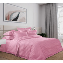 Пододеяльник 185х215 см сатин-страйп (на молнии) Розовый Пододеяльник 185х215 см сатин-страйп (на молнии) Розовый