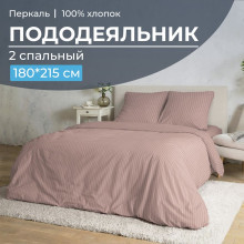 Пододеяльник 180х215 см перкаль Лунная соната розовый арт.3510