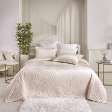 Покрывало (ультрастеп бархатное) 150х230 Ванильный мусс