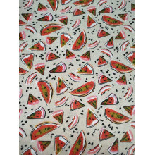 Наволочка 50х70 перкаль (1шт) на клапане Арбузики бежевый арт.35122 Наволочка 50х70 перкаль (1шт) на клапане Арбузики бежевый арт.35122