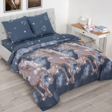 Постельное белье 2сп поплин Пегас арт.904