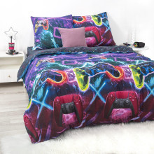 Постельное белье 1,5сп бязь Джойстик арт.500