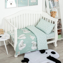 Детское белье ясельное поплин Снежок арт.922