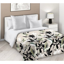 Постельное белье зима-лето 2 сп. с европростыней перкаль Бриена 1 арт. 3553ПГН