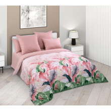 Постельное белье зима-лето евро перкаль Карибы 1 арт. 4553ПГН