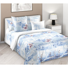 Постельное белье зима-лето 2 сп. с европростыней перкаль Шале 1 арт. 3553ПН