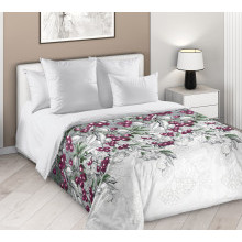 Постельное белье 1,5сп перкаль Вишня 1 арт. 1250ПГН