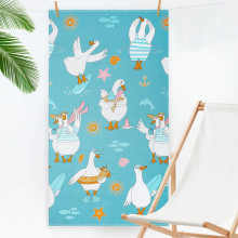 Полотенце 80х150 вафельное Морячок