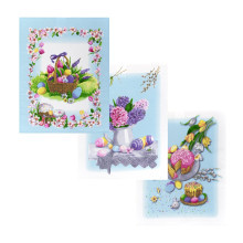 Набор полотенец 45х60 (3 шт) рогожка Светлый день