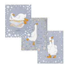 Набор полотенец 45х60 (3 шт) рогожка Обниманго