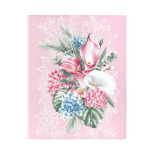 Набор полотенец 45х60 (3 шт) рогожка Мятный аромат