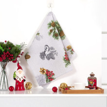 Полотенце 50х70 рогожка Серебряный звон