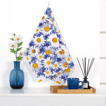 Полотенце 50х70 рогожка Летний букет