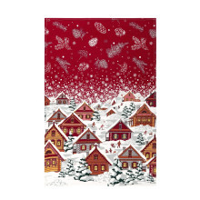 Полотенце 50х70 рогожка Новогодняя ночь